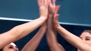 Girlsway - female domination assistant Abella Danger's assfuck domination on naturally stacked boss Angela White