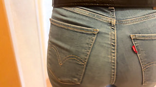 Levi's Jeans Ass Worship From Tight to Fully Sagged