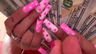 Foot Girl Bratty Feet Counting Cash Soles Calling You Loser Sole Scrunching Femdom Mean Girl Teen Brat
