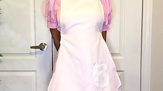 Hot Black Maid Does Some Webcam Black and Ebony