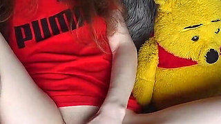 Masturbating and Rubbing My Big Lips Pussy