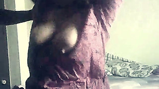 Cam Caught Cheating Desi Housewife in Nighty Fucking