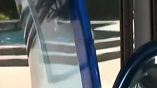 In the Pool, Surrounded by Cocks