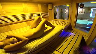 Steamy Sauna Sex: Big Booty Latina Fucked Hard in Sweaty Session