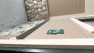 Meet Me in the Men's Camp Shower - Nympho Cheating Wife From Next Camp Over Bent Over and Gets Fucked