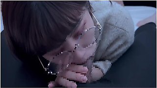 Hentai Anime In メカネっ子か興奮してフェラて精子をたっふり搾り取る Cum In Mouth Blowjob