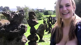 Tasty amateur blonde babe masturbating on web cam