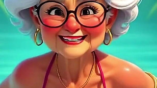Granny Animation Sticky Mess