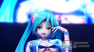 mmd r18 Miku GimmeXGimme vrchat fap hero anal sex game 3d hentai ahegao cosplay public sex