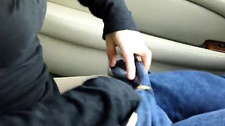 Car Fun in Sexy Lingerie