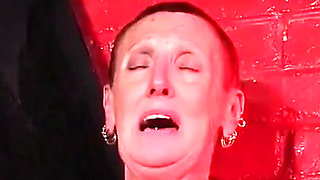 Granny Anal Fisting Session - Rough Tattooed Grandma Extreme Insertion