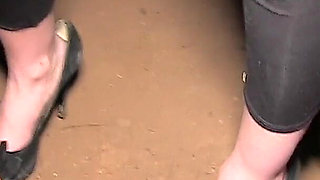 MILF Wife Rachel Gunn on Her First Dogging Mission Gets Covered in Cum