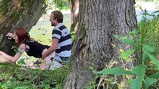 Babyybutt Gets Double Creampie And Facial In Public Outdoor Adventure, Hopefully No Strangers Are Watching!