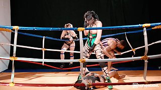 Horny Hostel with Wild Interracial Boxing Event - Tag Me In - Amalia Davis takes on BBC