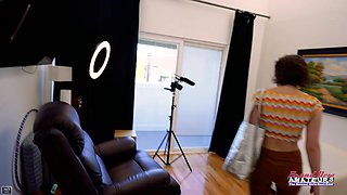 Wendy Inked Coed Audition Toy Rimjob Before Dick Riding And Swallow!