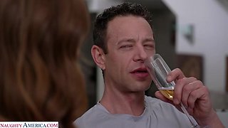 Housewife Skylar Snow gets to know her new neighbor up-close and personal