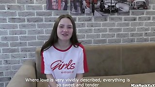Teen Girl Loses Virginity - First Kiss, Blowjob & Fuck - Real Virgin Defloration