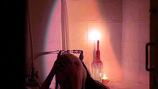 SMALL TIT BRUNETTE TATTOOED TEEN GIRLFRIEND CAUGHT IN SHOWER