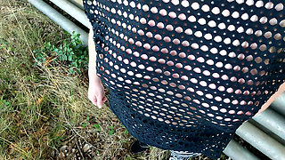 Right Next to the Cornfield, Her Tits Beaten