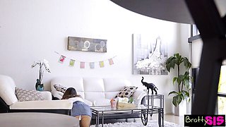 Sexy Lily Adams and Kyler Quinn at blonde scene