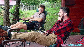 Fishing Turns Into Threesome with Hot Stepdaughter