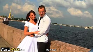 Madelyn - Outdoor hardcore after the wedding -hardfuckgirls.