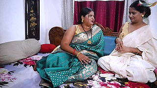 Desi Widow Bhabhi and New Married Wife Hardcore Threesome Sex with Her Sasurji When They Were Alone at Home Full Movie