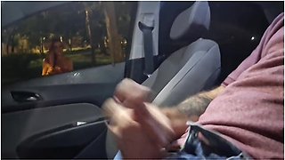 Risky Masturbation For A Redhead Who Was At The Bus Stop