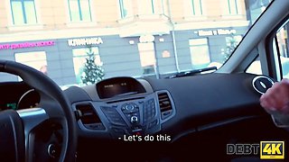 Debt4k - new boobies? blow my sausage in a car!