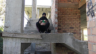 A Famous Wife From Heliopolis with a Milky Chest Closes Her Office and Goes Out to Please Herself