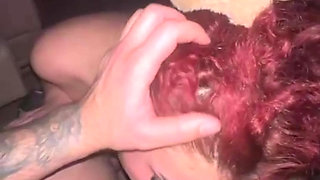 Red Turkish girl couldn't stand her lover's