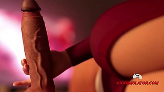 Beautiful cartoon 3D girl amazing xxx clip