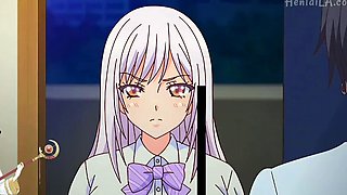 A horny, lascivious girl seducing her teacher - Hentai