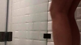 Cute amateur brunette naughty in solo jerking show on camera