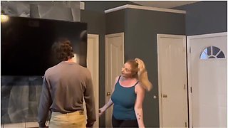 Hot Busty Mature Milf Stepsons Friend Fixes Her House And Her Pussy - 32 Year Age Gap!! - Danni Jones