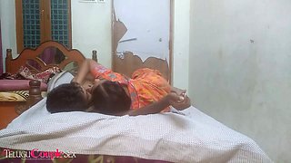Hot homemade Telugu sex with a married Indian neighbour, she fucks and moans loudly