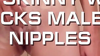Skinny Wife Licks Male Nipples #58