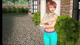 Big tits and small tits collide in a steamy hentai visual novel adventure