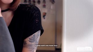 Kylie Kay's Wild Office Affair Ignites Redhead Passion