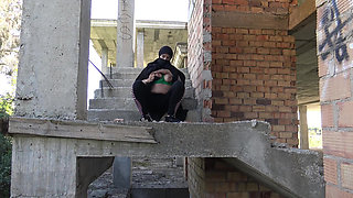 A Famous Wife From Heliopolis with a Milky Chest Closes Her Office and Goes Out to Please Herself