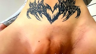 Jerking off shemale tranny solo play