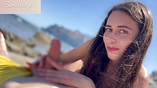 on the beach and you