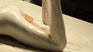 Babe With Big Boobs Masturbates