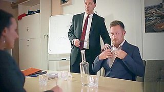 Mea Melone Fucked on the Boardroom Table