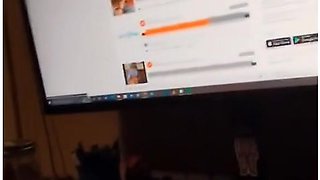 Petite nerdy teen with big ass gets fucked in kitchen then rides dick