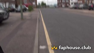 Hot ash-blonde fuckslut with hottest boobies ever plowed rock-hard for