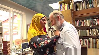 Bookstore Owner Fucks A Happy Muslim Milf