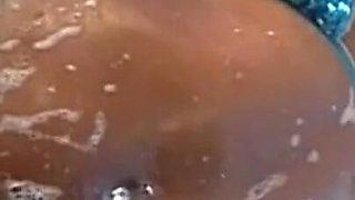 Big Black Cock Destroys the Black Pussy of a Slut with Colored Hair