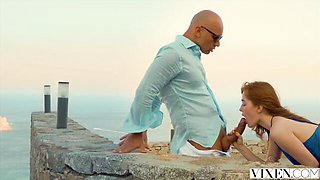 Christian Clay and Jia Lissa's standing doggystyle xxx by Vixen