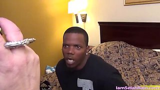 Selah Rain & Eden Charm Take Turns on Huge BBC - Rough Threesome & Deepthroat